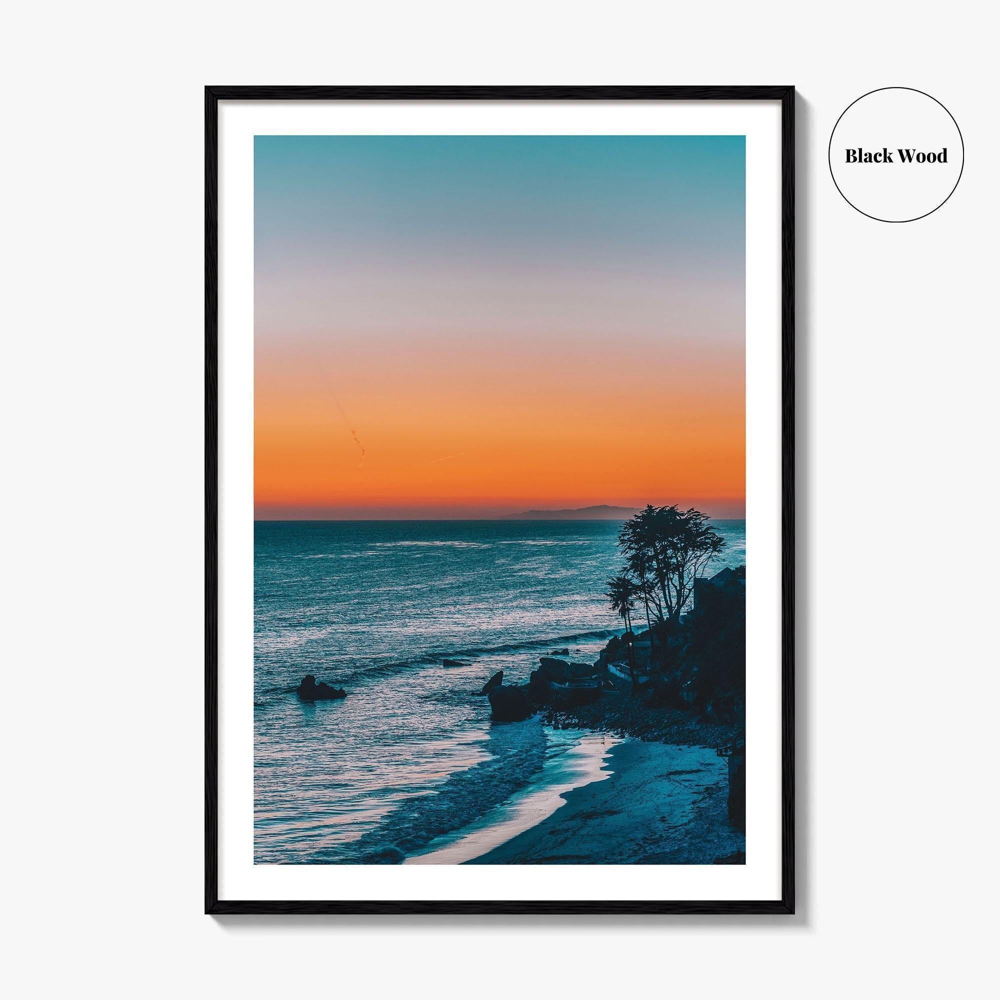 Malibu Golden Fine Art Photo Print, El Pescador State Beach, California, USA, Pacific Ocean