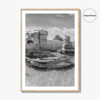 Torre Sant Andrea Black and White Fine Art Photo Print, Puglia Poster