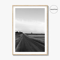 Illinois Black and White Fine Art Photo Print, LaSalle County, Midwest USA, Wall Poster