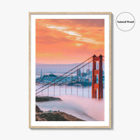 Golden Gate Bridge Fine Art Photo Print, San Francisco, California, USA, Bay Area, Poster