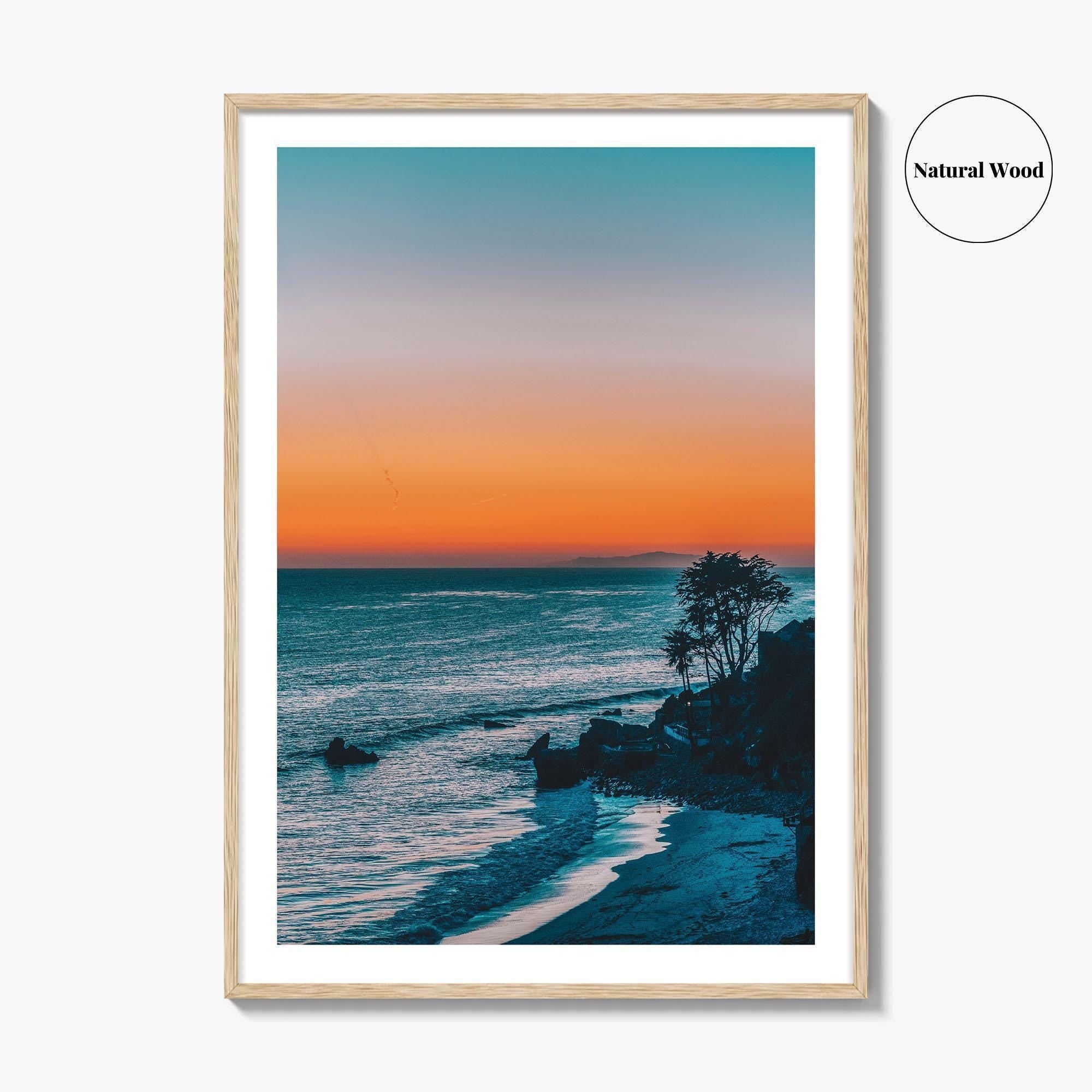 Malibu Golden Fine Art Photo Print, El Pescador State Beach, California, USA, Pacific Ocean
