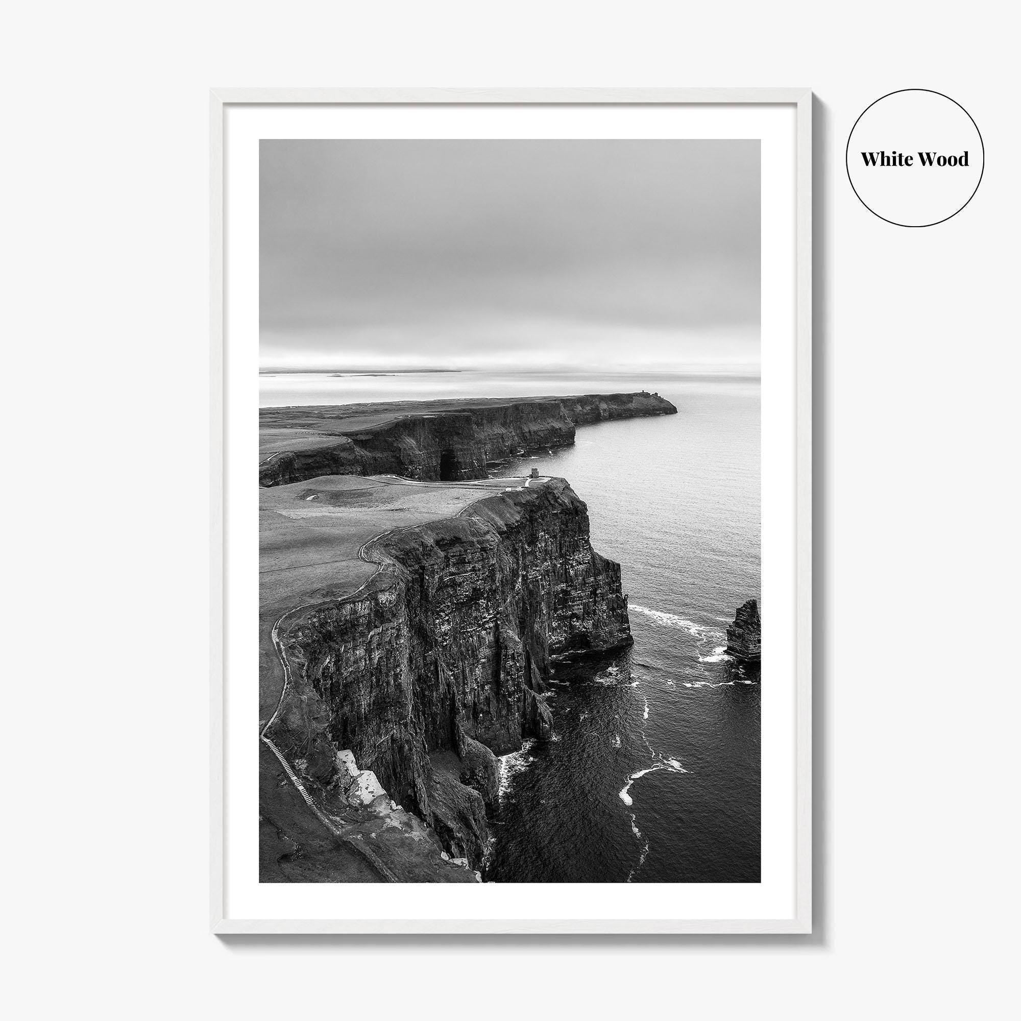 Cliffs of Moher Black and White Fine Art Photo Print, Ireland, Wild Atlantic Way