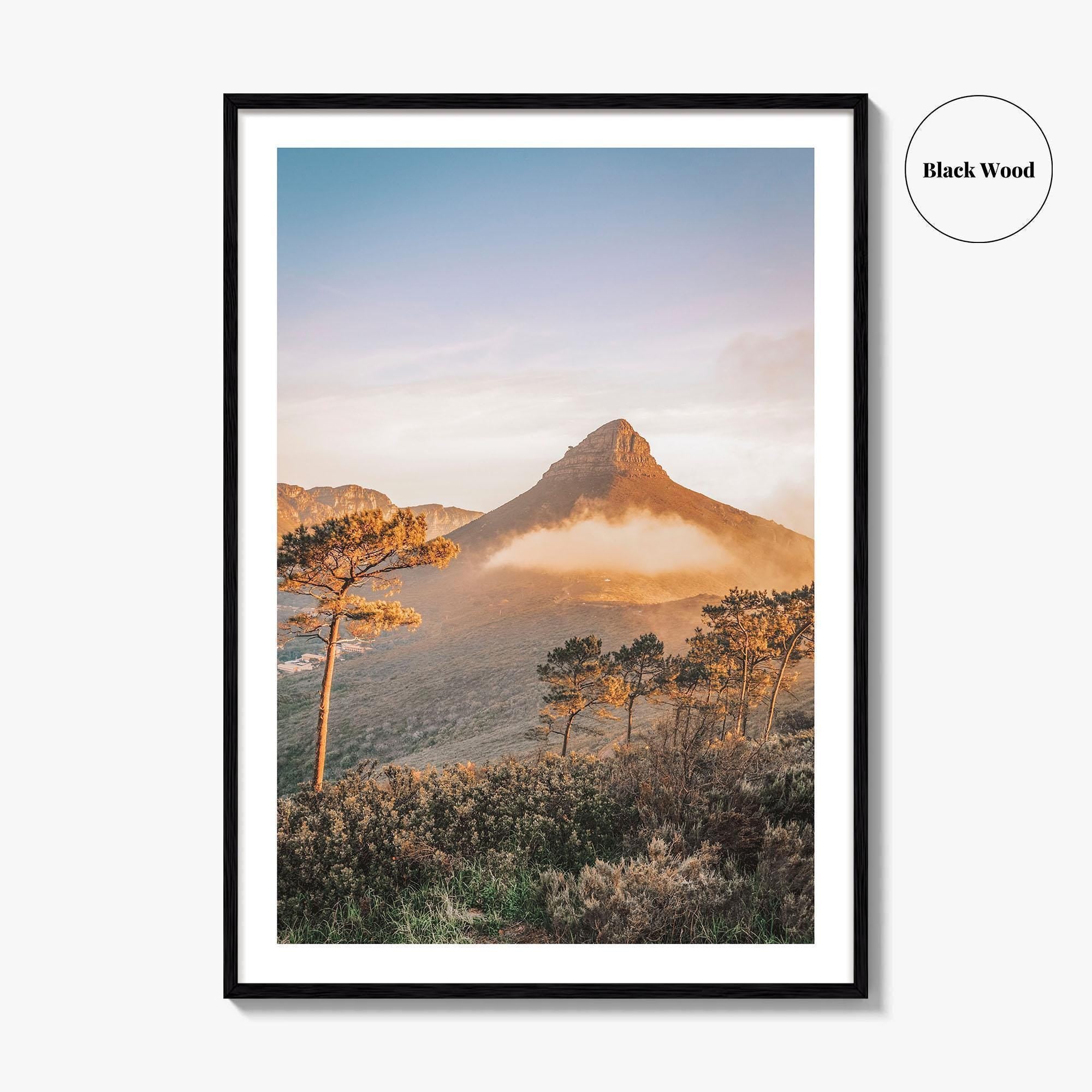 Cape Town Fine Art Photo Print, Lion's Head, South Africa Wall Decor Poster