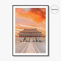 Beijing Fine Art Photo Print, Forbidden City Imperial Palace, Peking China Wall Poster