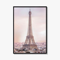 Paris Skyline Fine Art Photo Print, Eiffel Tower, Arc de Triomphe, France Wall Poster
