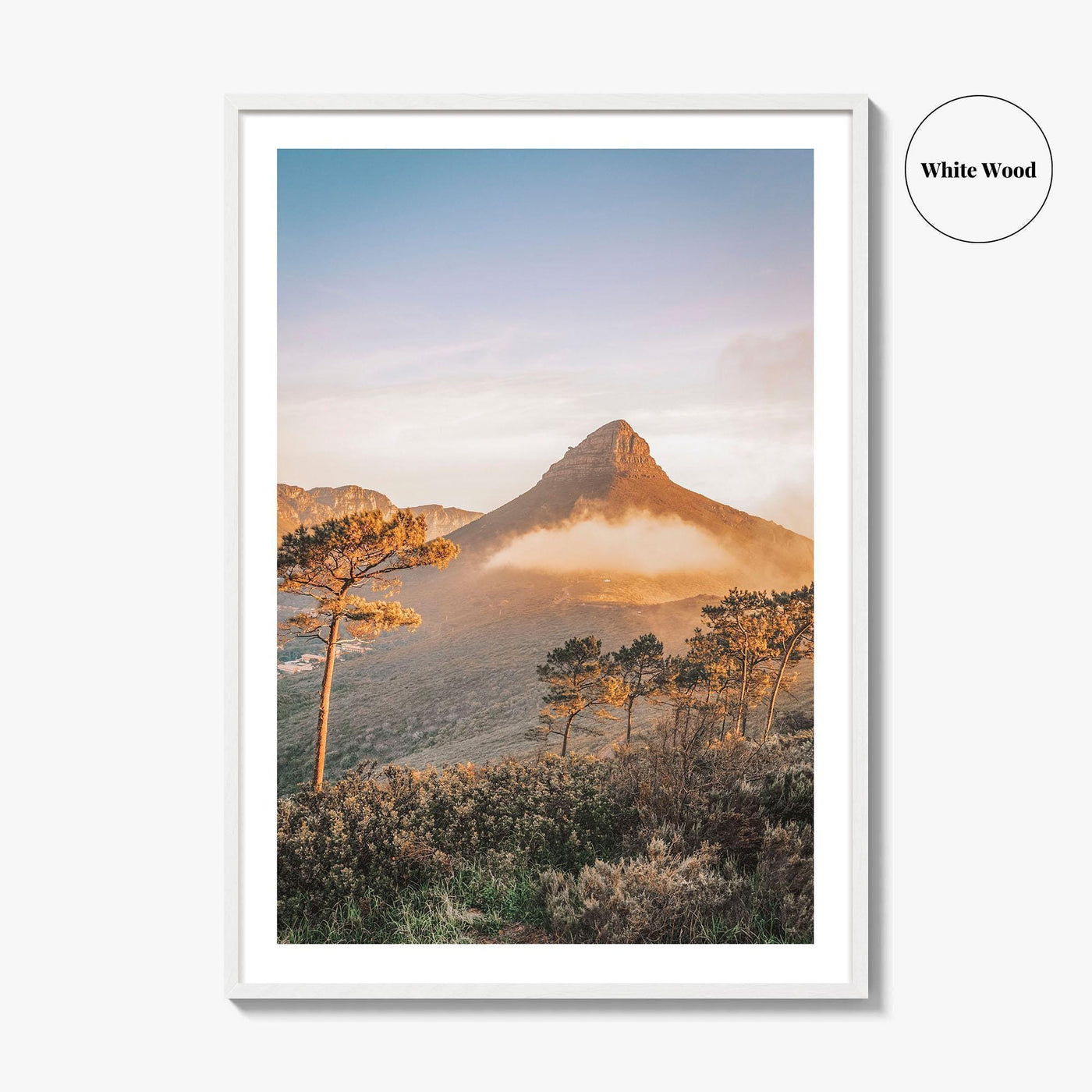 Cape Town Fine Art Photo Print, Lion's Head, South Africa Wall Decor Poster