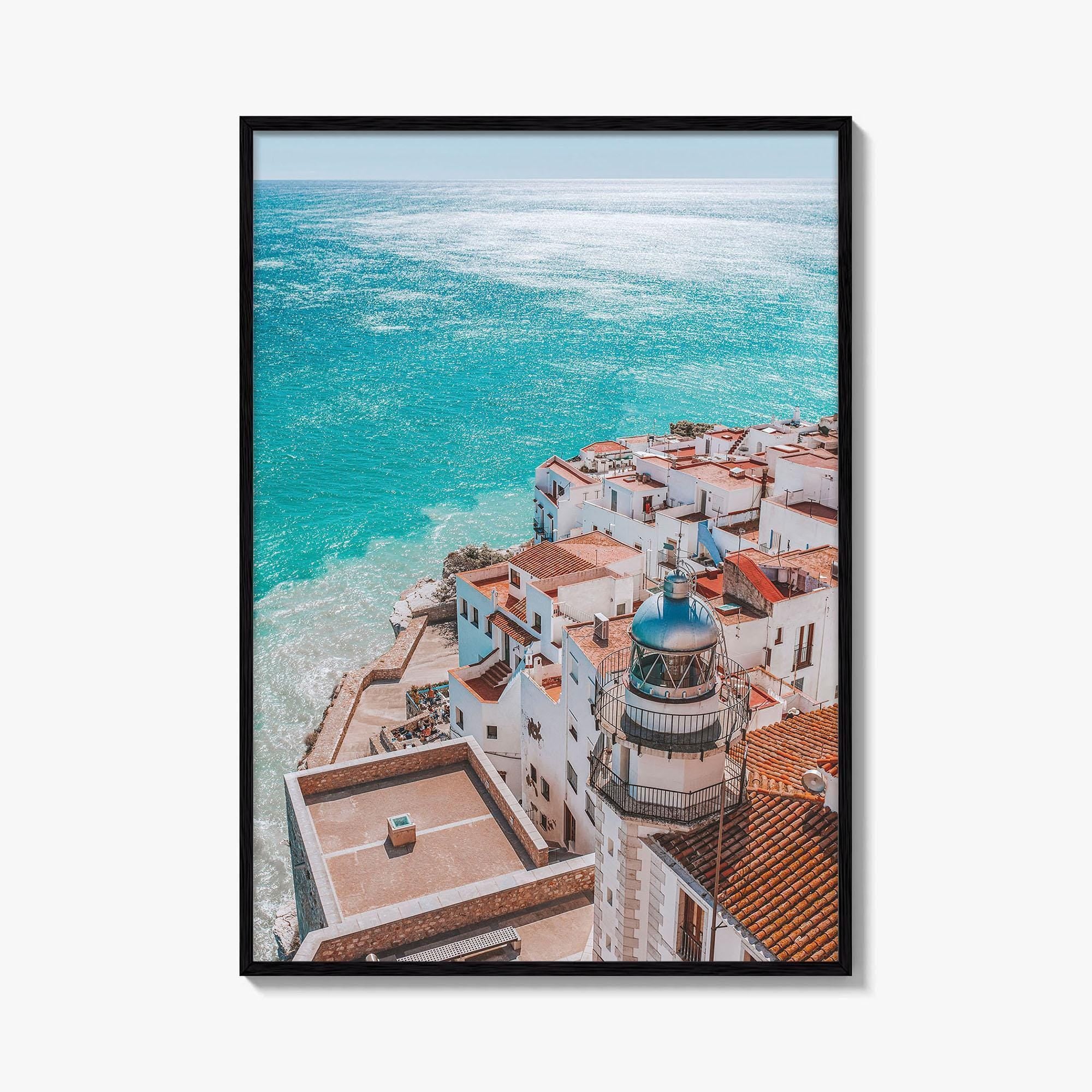 Peñíscola Fine Art Photo Print, Lighthouse, Valencia Spain, Peniscola, Photo Poster