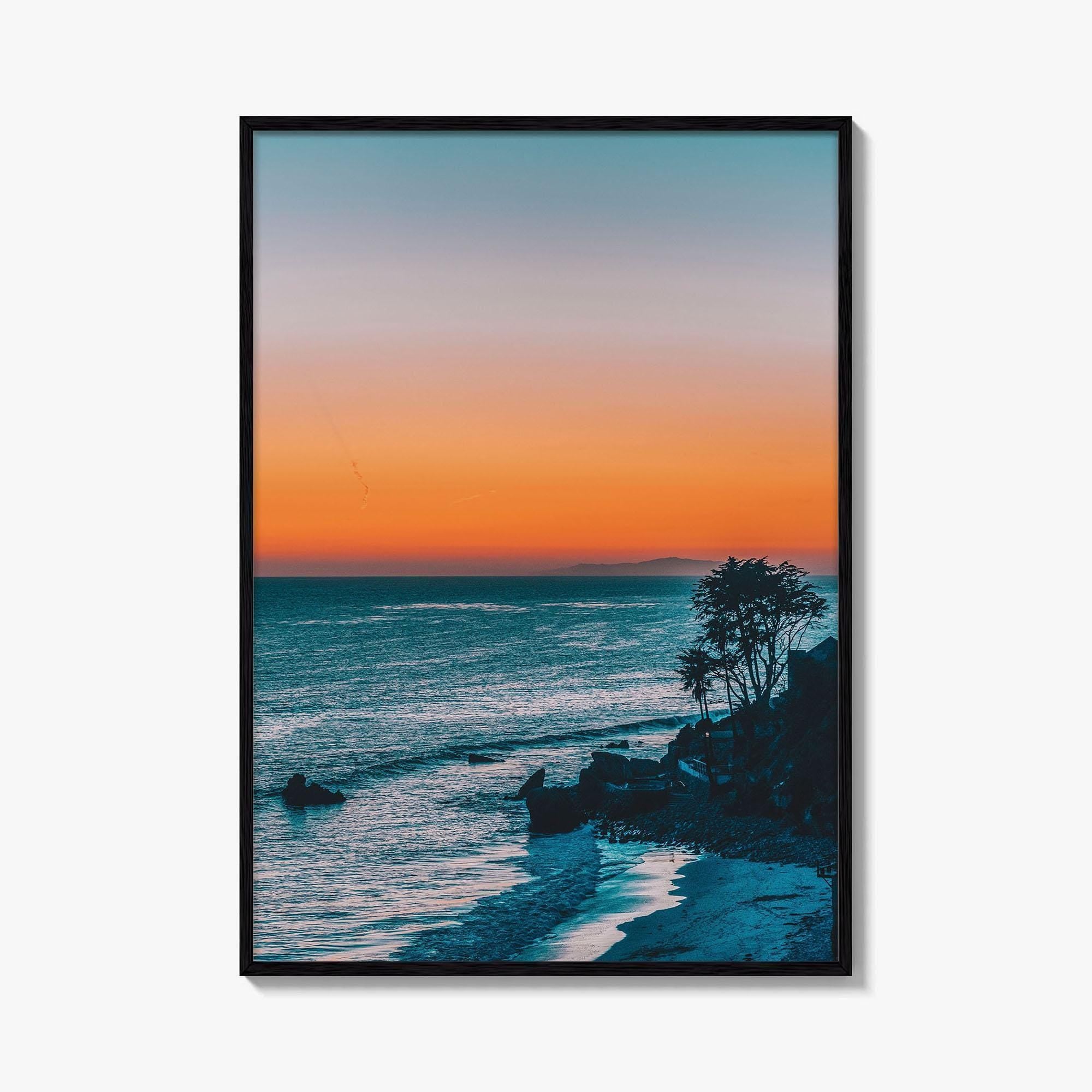 Malibu Golden Fine Art Photo Print, El Pescador State Beach, California, USA, Pacific Ocean