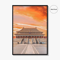 Beijing Fine Art Photo Print, Forbidden City Imperial Palace, Peking China Wall Poster