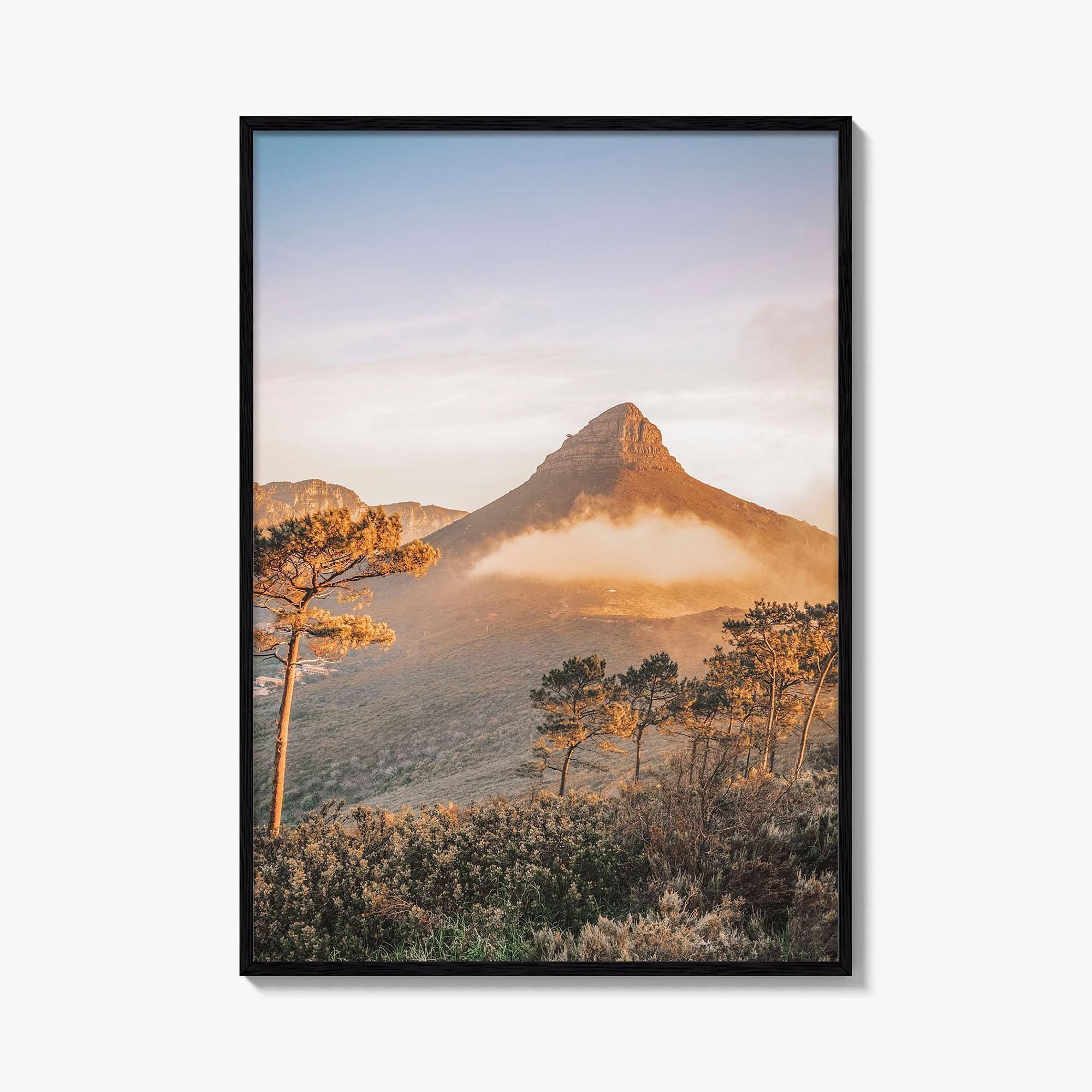 Cape Town Fine Art Photo Print, Lion's Head, South Africa Wall Decor Poster