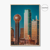 Dallas Skyline Fine Art Photo Print, Wall Decor Poster, Texas USA