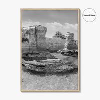 Torre Sant Andrea Black and White Fine Art Photo Print, Puglia Poster