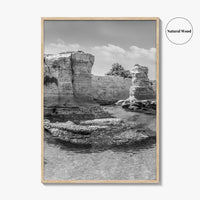 Torre Sant Andrea Black and White Fine Art Photo Print, Puglia Poster