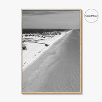 Grayton Beach Black and White Fine Art Photo Print, 30A Florida Poster