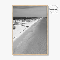 Grayton Beach Black and White Fine Art Photo Print, 30A Florida Poster