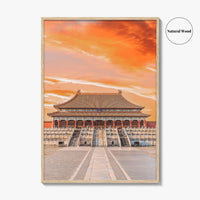 Beijing Fine Art Photo Print, Forbidden City Imperial Palace, Peking China Wall Poster