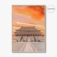 Beijing Fine Art Photo Print, Forbidden City Imperial Palace, Peking China Wall Poster