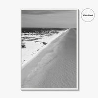 Grayton Beach Black and White Fine Art Photo Print, 30A Florida Poster