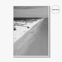 Grayton Beach Black and White Fine Art Photo Print, 30A Florida Poster