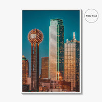 Dallas Skyline Fine Art Photo Print, Wall Decor Poster, Texas USA