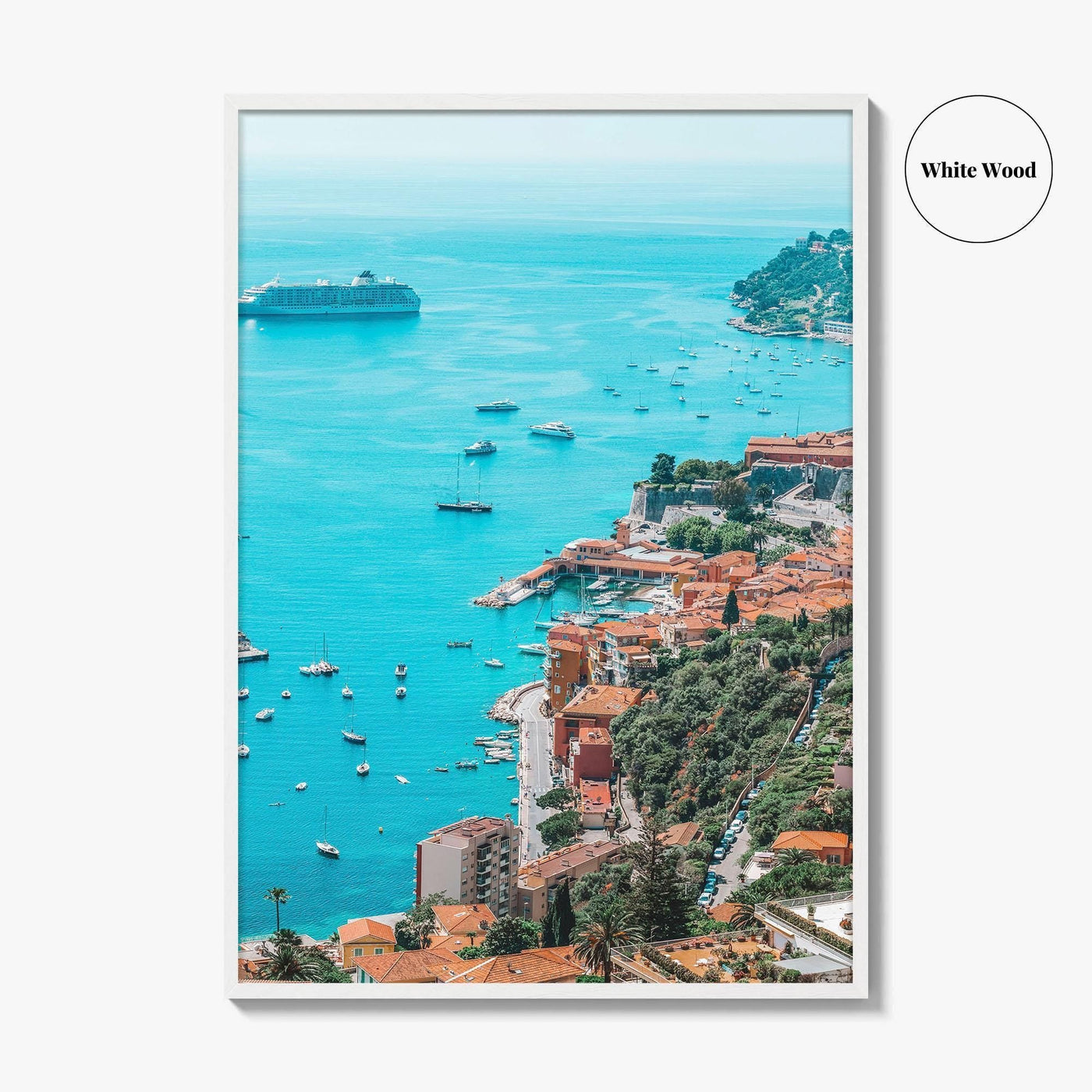 Côte d'Azur Fine Art Photo Print, French Riviera Poster
