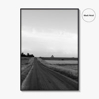 Illinois Black and White Fine Art Photo Print, LaSalle County, Midwest USA, Wall Poster