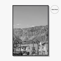 La Quinta Black and White Fine Art Photo Print, Coachella Valley California Poster