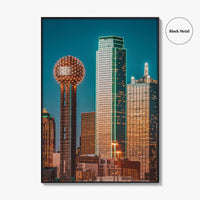 Dallas Skyline Fine Art Photo Print, Wall Decor Poster, Texas USA