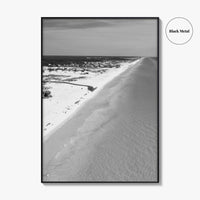 Grayton Beach Black and White Fine Art Photo Print, 30A Florida Poster