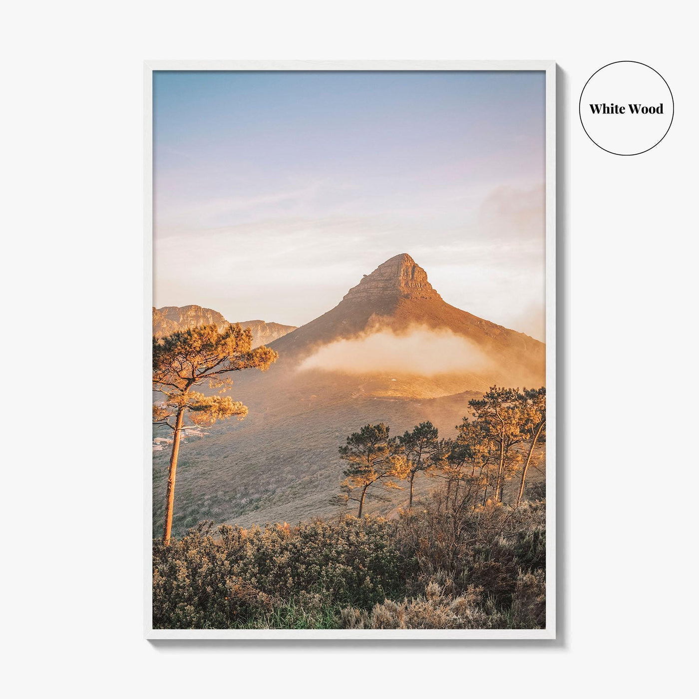 Cape Town Fine Art Photo Print, Lion's Head, South Africa Wall Decor Poster