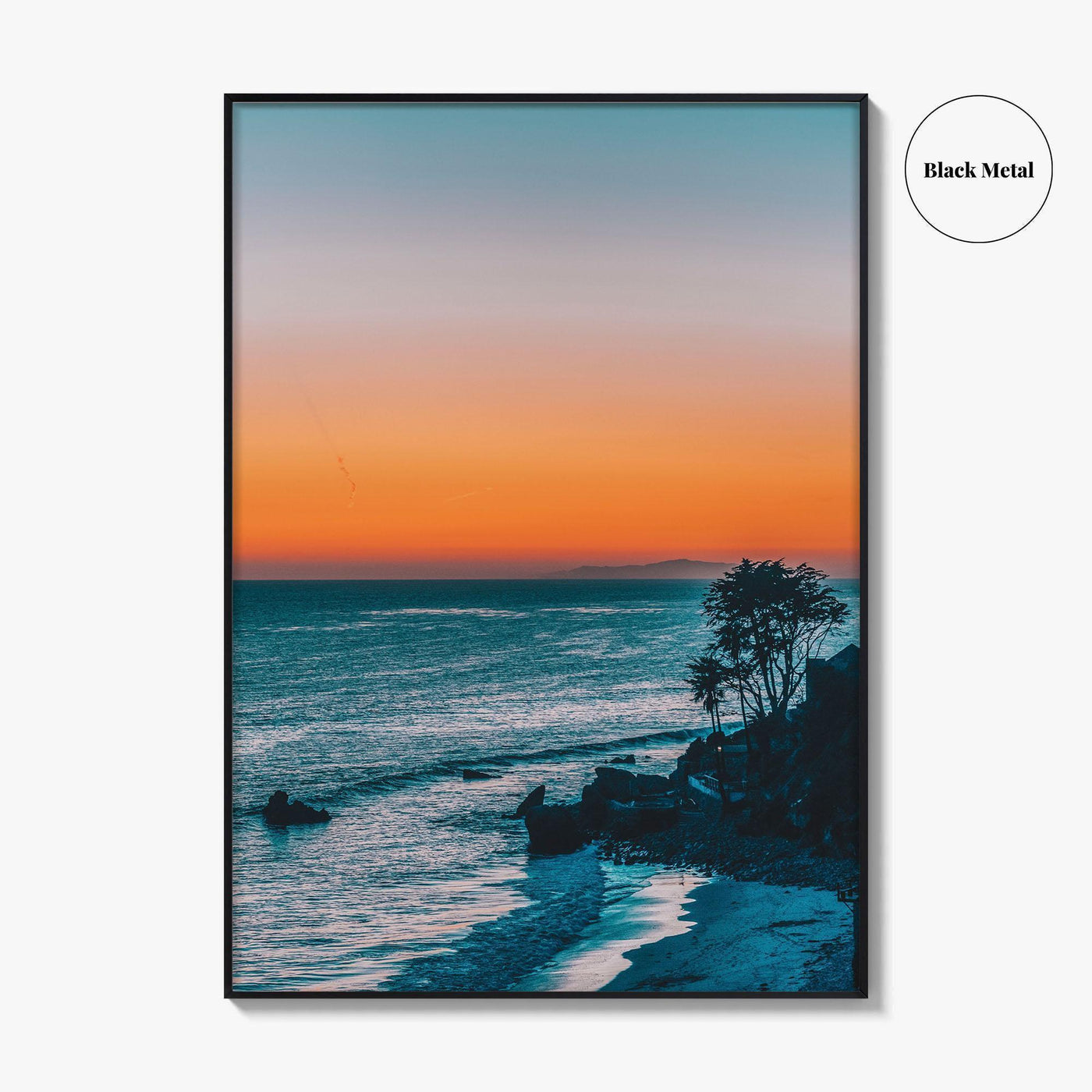 Malibu Golden Fine Art Photo Print, El Pescador State Beach, California, USA, Pacific Ocean