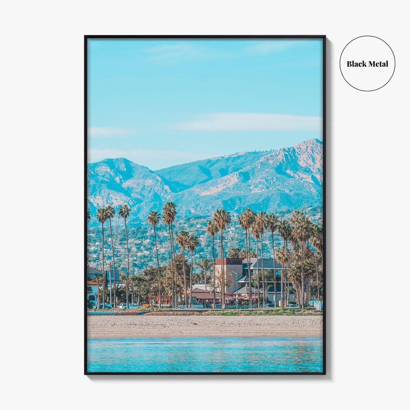 Santa Barbara Fine Art Photo Print, Mediterranean Style, California, USA Wall Decor Poster