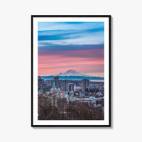 Seattle Skyline Fine Art Photo Print, City Wall Decor Poster, Washington USA