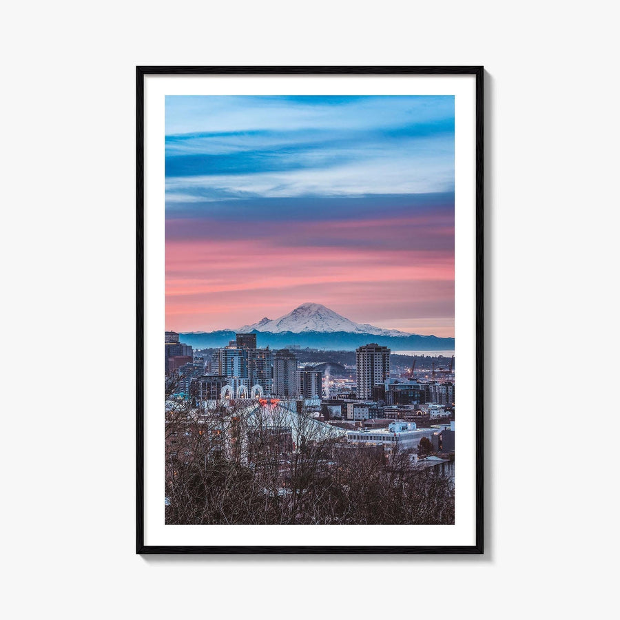 Seattle Skyline Fine Art Photo Print, City Wall Decor Poster, Washington USA