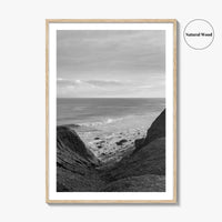 Montauk Black and White Fine Art Photo Print, Long Island Hamptons Poster