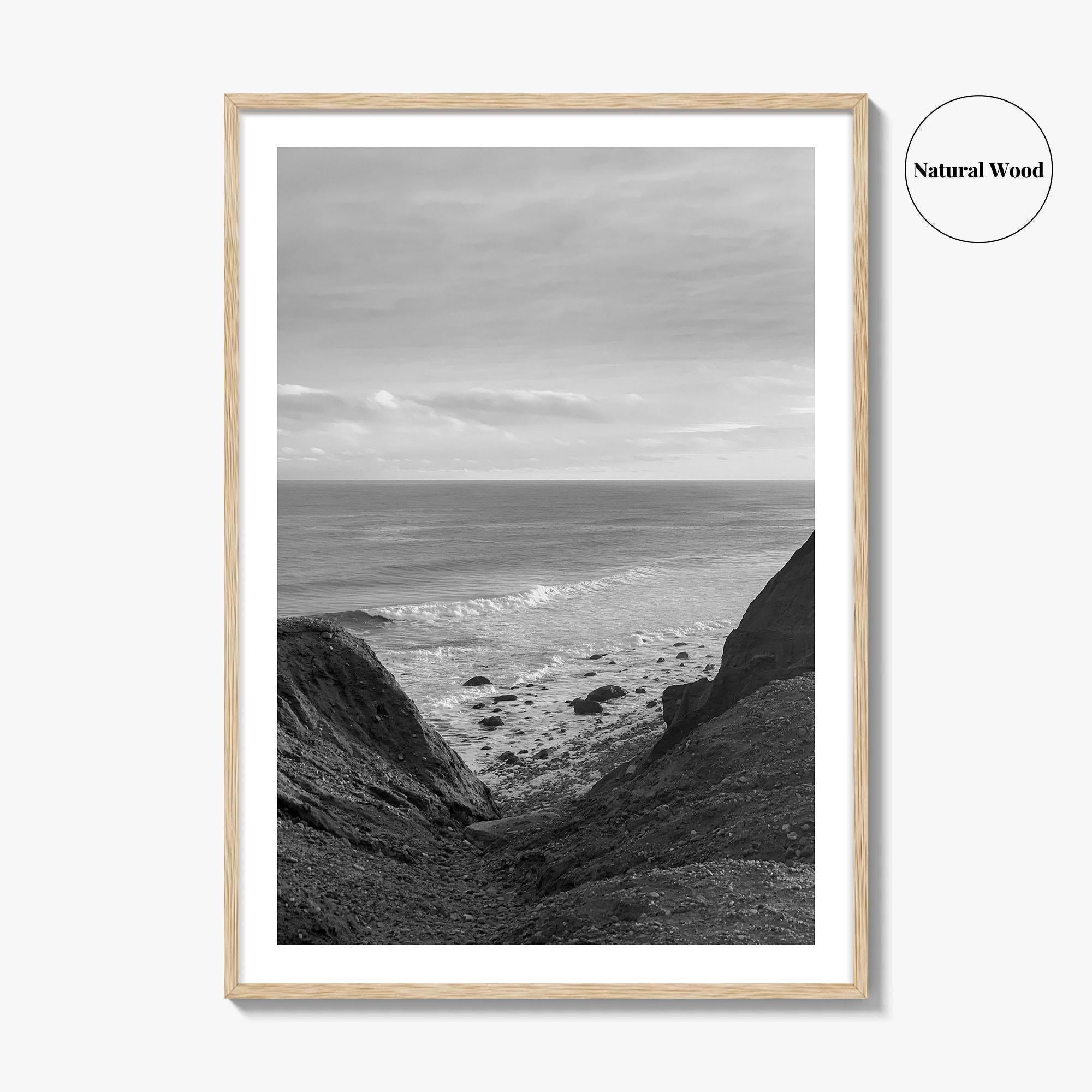 Montauk Black and White Fine Art Photo Print, Long Island Hamptons Poster