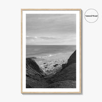 Montauk Black and White Fine Art Photo Print, Long Island Hamptons Poster