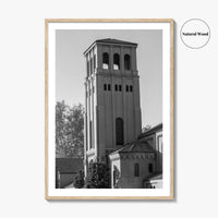 Bakersfield Skyline Black and White Fine Art Photo Print, Poster, California USA