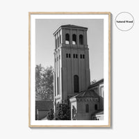 Bakersfield Skyline Black and White Fine Art Photo Print, Poster, California USA