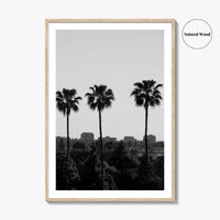 Anaheim Skyline Black and White Fine Art Photo Print, Orange County Poster, California Poster
