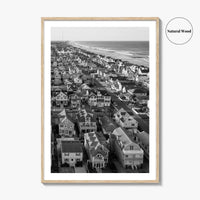 Manasquan Inlet Black and White Fine Art Photo Print, Jersey Shore NJ Poster