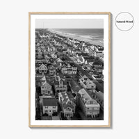 Manasquan Inlet Black and White Fine Art Photo Print, Jersey Shore NJ Poster