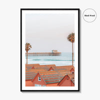 Oceanside Fine Art Photo Print, California Wall Decor, Coastal Photo Poster, USA