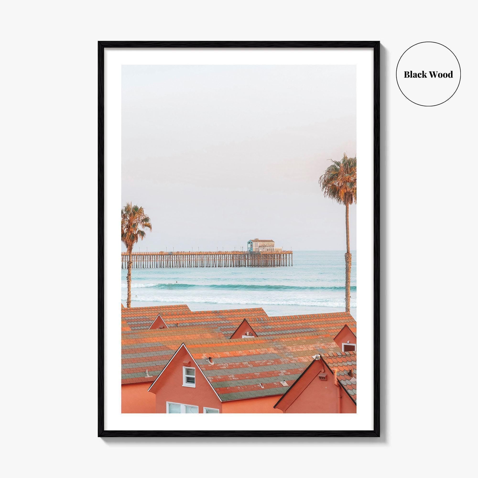Oceanside Fine Art Photo Print, California Wall Decor, Coastal Photo Poster, USA