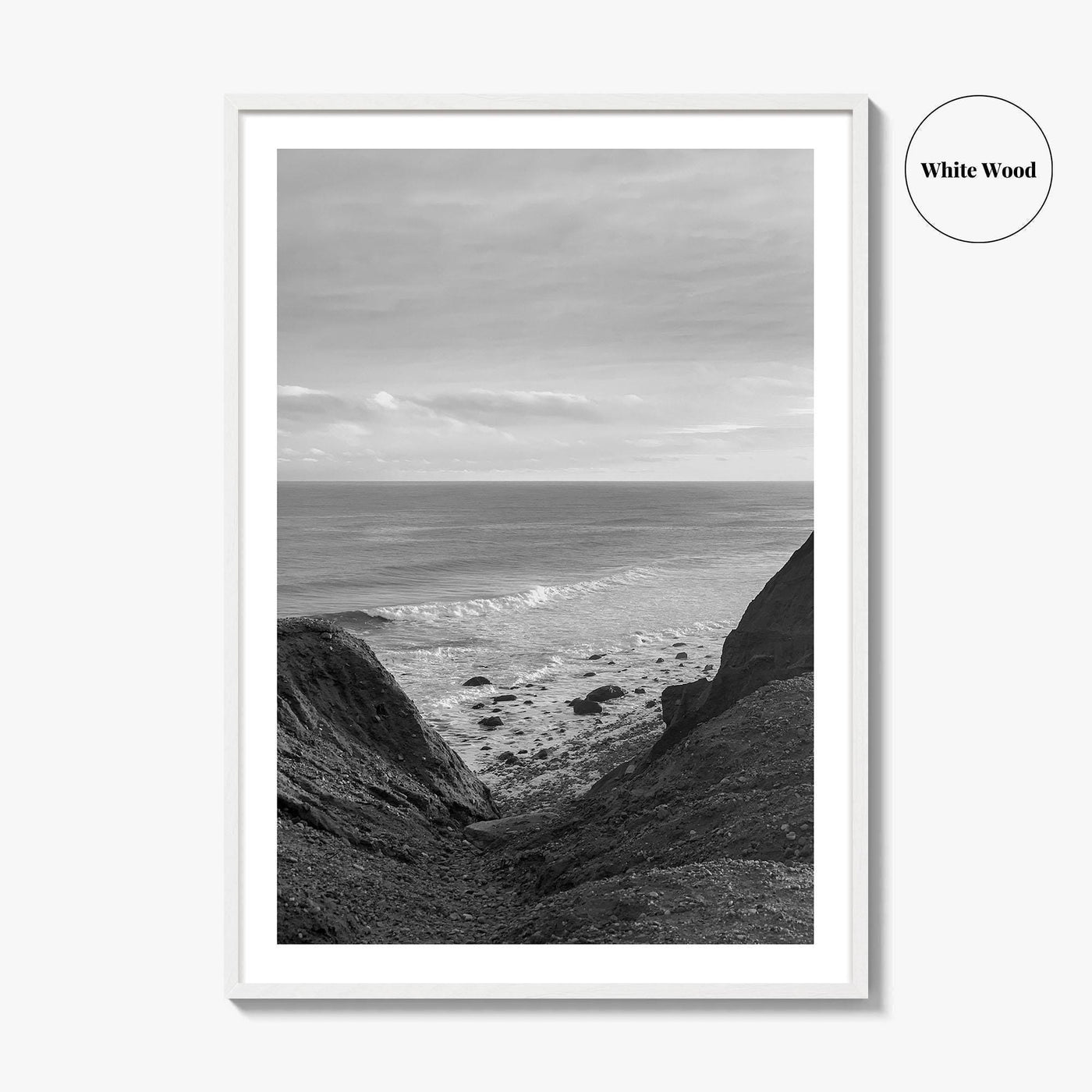 Montauk Black and White Fine Art Photo Print, Long Island Hamptons Poster