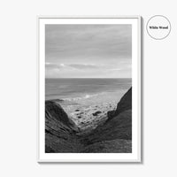 Montauk Black and White Fine Art Photo Print, Long Island Hamptons Poster