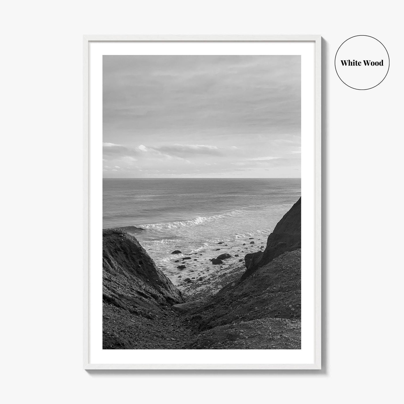 Montauk Black and White Fine Art Photo Print, Long Island Hamptons Poster