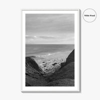 Montauk Black and White Fine Art Photo Print, Long Island Hamptons Poster