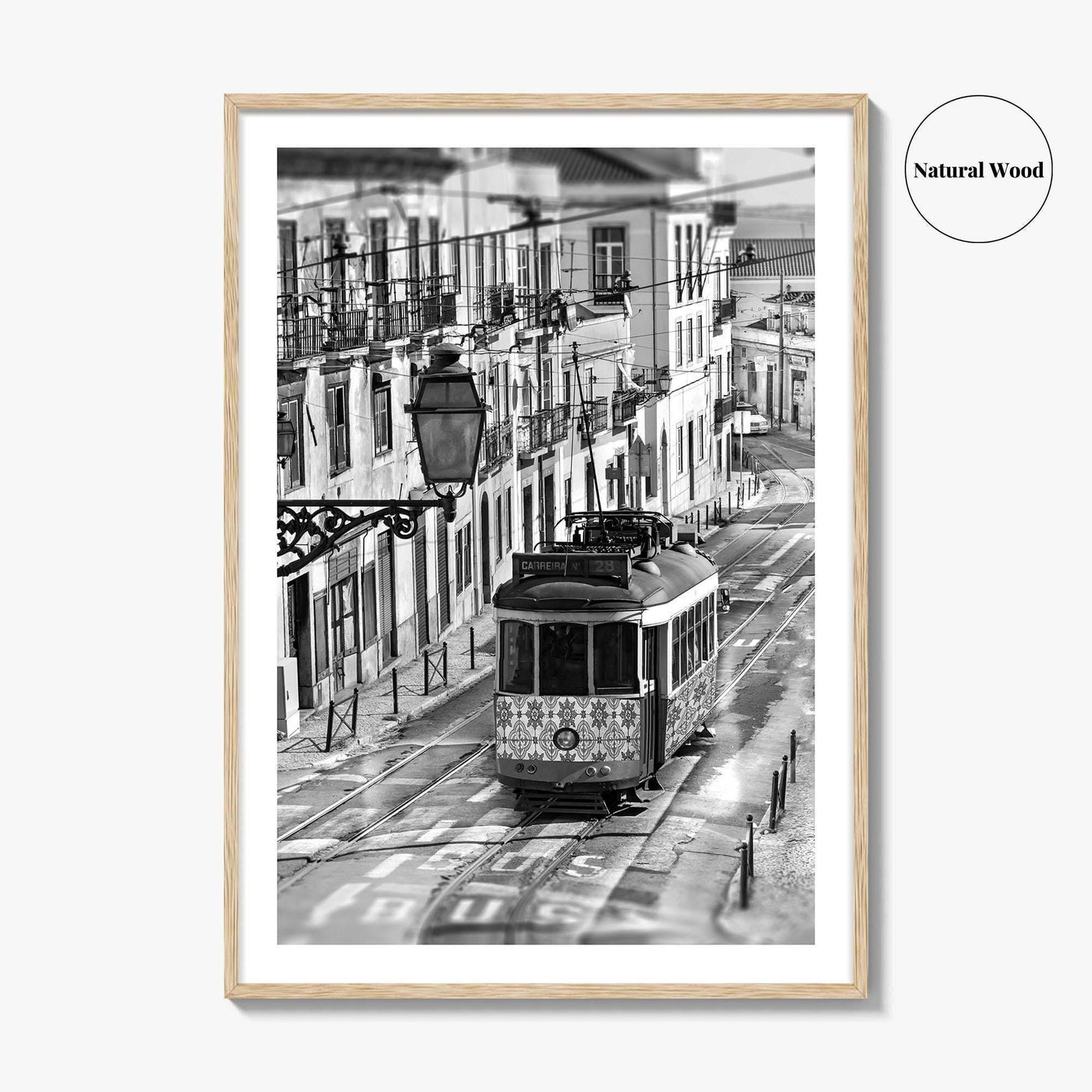 Lisbon Black and White Fine Art Photo Print, Lisboa Portugal Street Wall Decor Poster