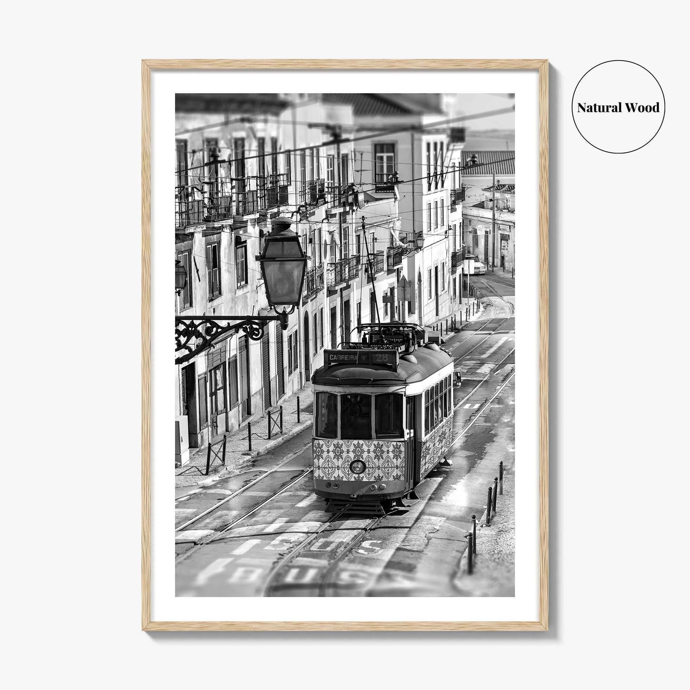 Lisbon Black and White Fine Art Photo Print, Lisboa Portugal Street Wall Decor Poster